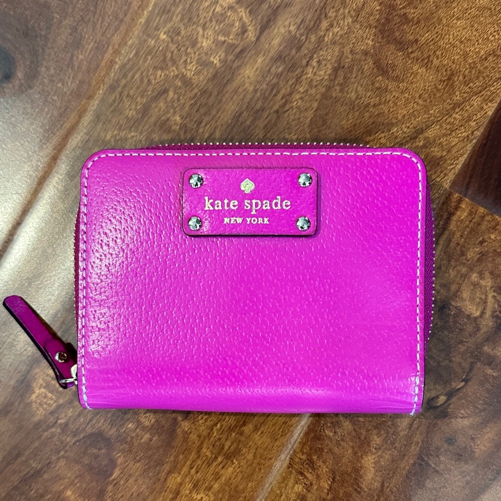 Kate Spade Fuchsia Leather Wallet